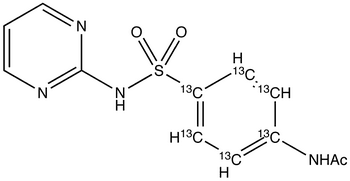 N-Acetyl Sulfadiazine-13C6 - Chemical structure and product image