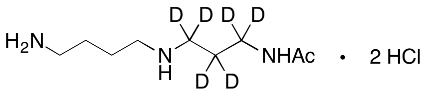 N1-Acetylspermidine-d6 Dihydrochloride - Chemical structure and product image