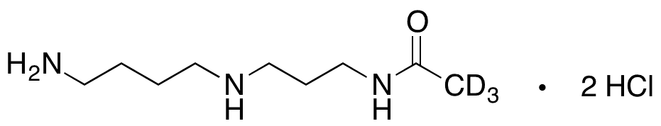 N1-Acetylspermidine-d3 Dihydrochloride - Chemical structure and product image