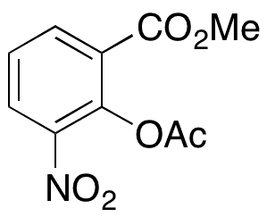 2-(Acetyloxy)-3-nitrobenzoic Acid Methyl Ester - Chemical structure and product image