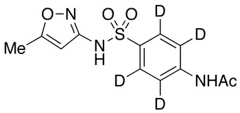 N-Acetyl Sulfamethoxazole-d4 (major) - Chemical structure and product image