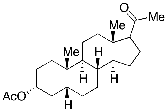 (3 alpha,5 beta)-3-(Acetyloxy)pregnan-20-one - Chemical structure and product image