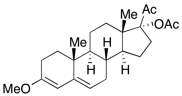 17-â€‹(Acetyloxy)â€‹-â€‹3-â€‹methoxy-pregna-â€‹3,â€‹5-â€‹dien-â€‹20-â€‹one - Chemical structure and product image