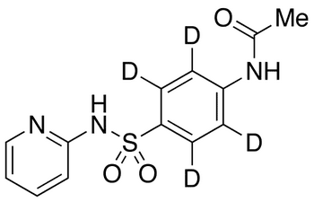N-Acetyl Sulfapyridine-d4 (Major) - Chemical structure and product image