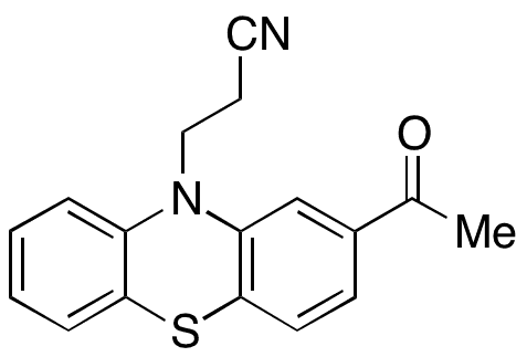 2-Acetyl-10H-phenothiazine-10-propanenitrile - Chemical structure and product image