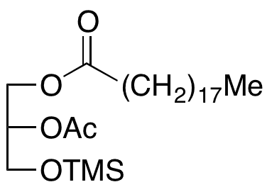 2-Acetoxy-3-((trimethylsilyl)oxy)propyl Nonadecanoate - Chemical structure and product image