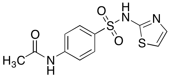 N-Acetylsulfathiazole (~90%) - Chemical structure and product image