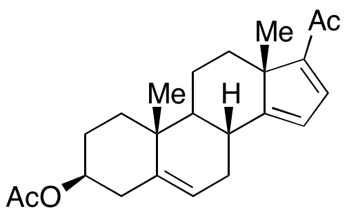 (3 beta)-3-(Acetyloxy)pregna-5,14,16-trien-20-one - Chemical structure and product image