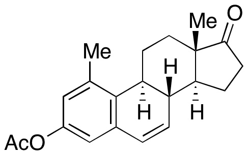 3-(Acetyloxy)-1-methylestra-1,3,5(10),6-tetraen-17-one - Chemical structure and product image