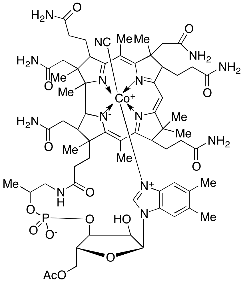 Acetyl Vitamin B12 - Chemical structure and product image