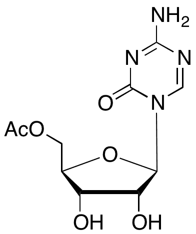1-(5-O-Acetyl-Beta-D-ribofuranosyl)-4-amino-1,3,5-triazin-2(1H)-one - Chemical structure and product image