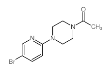 2-(4-Acetylpiperazino)-5-bromopyridine - Chemical structure and product image