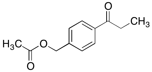 1-[4-[(Acetyloxy)methyl]phenyl]-1-propanone - Chemical structure and product image