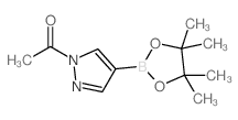 1-Acetyl-1H-pyr0azole-4-boronic Acid Pinacol Ester - Chemical structure and product image