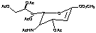 N-Acetyl-4,7,8,9-tetra-O-acetyl-2,3-dehydro-2-deoxyneuraminic Acid, Methyl Ester - Chemical structure and product image