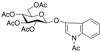 1-Acetyl-3-O-tetra-acetyl-beta-glucosidoxyindole - Chemical structure and product image