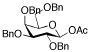 1-O-Acetyl- 2,3,4,6-tetra-O-benzyl-beta-D-galactopyranose - Chemical structure and product image