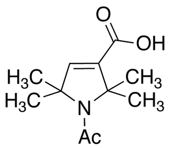 1-Acetyl-2,2,5,5-tetramethyl-3-pyrroline-3-carboxylic Acid - Chemical structure and product image