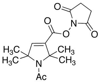 1-Acetyl-2,2,5,5-tetramethyl-3-pyrroline-3-carboxylic Acid N-Hydroxysuccinimide Ester - Chemical structure and product image