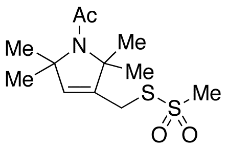 1-Acetyl-2,2,5,5-tetramethyl-âˆ†3-pyrroline-3-methyl Methanethiosulfonate - Chemical structure and product image