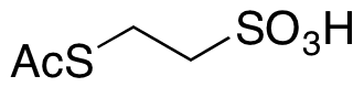 2-Acetylthioethanesulfonic Acid - Chemical structure and product image