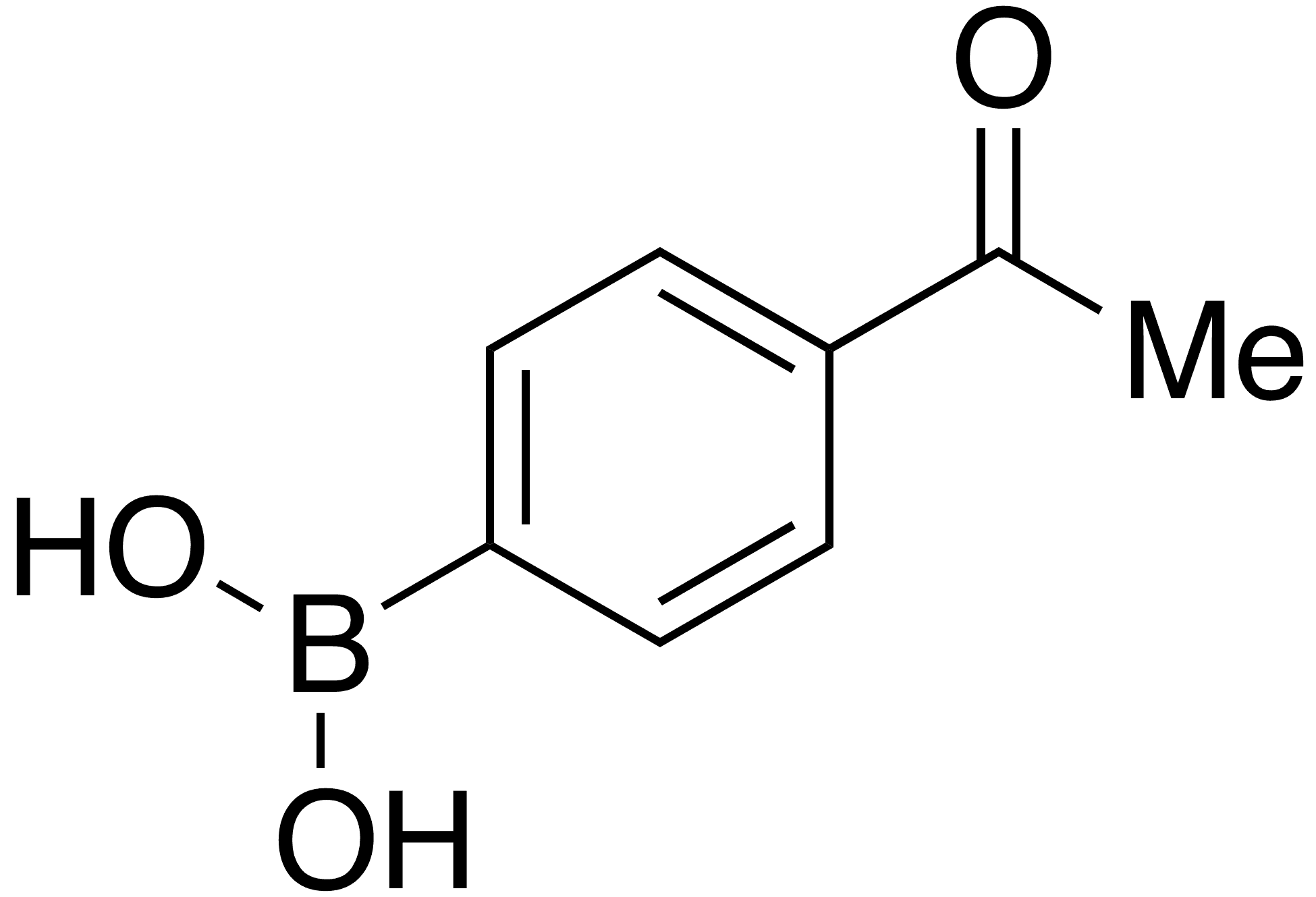 4-Acetylphenylboronic Acid - Chemical structure and product image