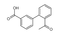 3-(2-Acetylphenyl)benzoic acid - Chemical structure and product image