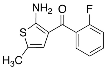 2-Amino-3-fluorobenzoyl-5-methylthiophene - Chemical structure and product image