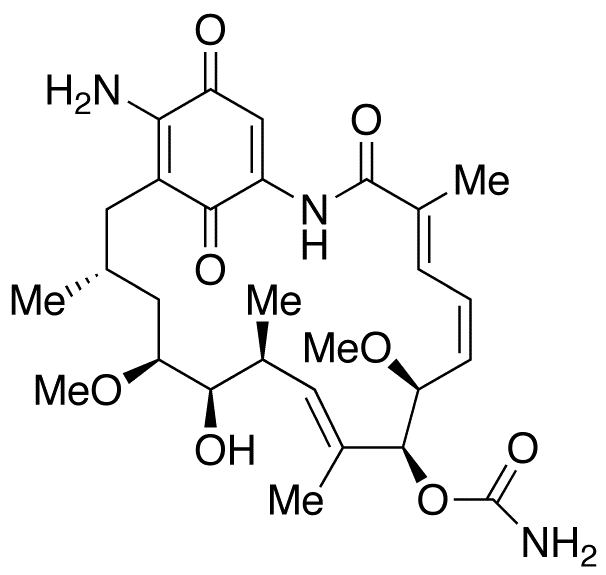 17-Amino Geldanamycin - Chemical structure and product image