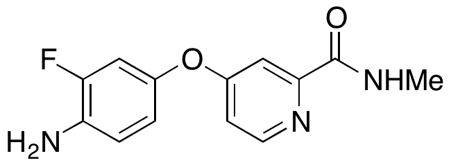 4-(4-Amino-3-fluorophenoxy)-N-methylpyridine-2-carboxamide - Chemical structure and product image