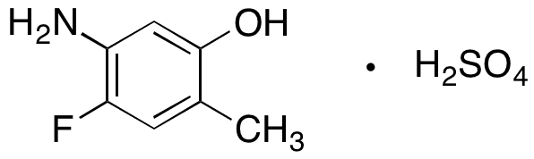 5-Amino-4-fluoro-2-methylphenol Sulfate - Chemical structure and product image