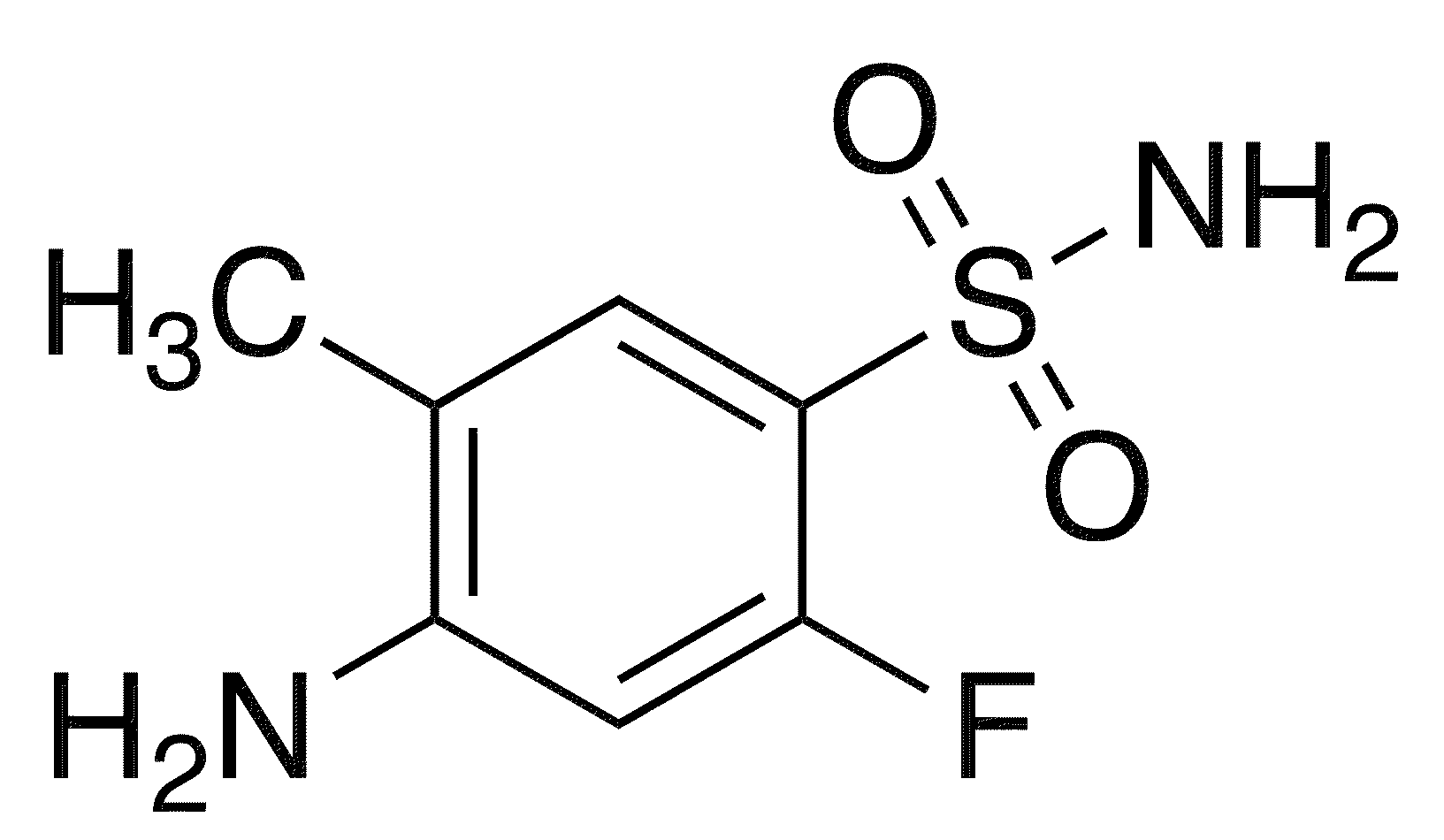 4-Amino-2-fluoro-5-methylbenzenesulfonamide - Chemical structure and product image