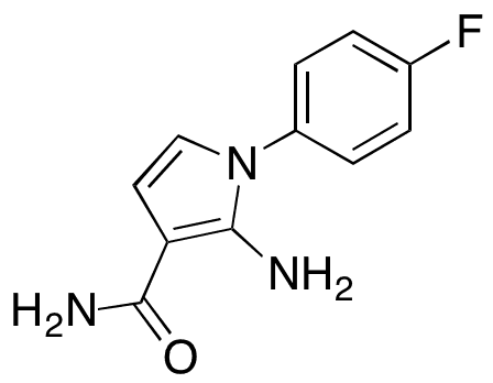 5-Amino-1-(4-fluorophenyl)-1H-pyrazole-4-carboxamide - Chemical structure and product image