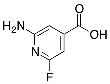 2-Amino-6-fluoroisonicotinic Acid - Chemical structure and product image