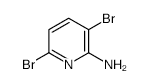 2-Amino-3,6-dibromopyridine - Chemical structure and product image