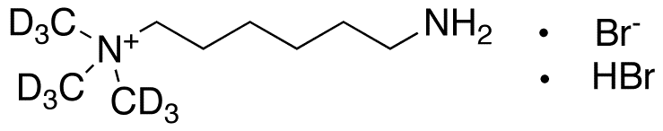 (6-Aminohexyl)trimethylammonium-d9 Bromide Hydrobromide - Chemical structure and product image