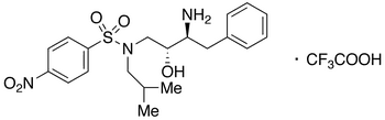 N-[(2R,3S)-3-Amino-2-hydroxy-4-phenylbutyl]-N-(2-methylpropyl)-4-nitrobenzenesulfonamide Trifluoroacetic Acid Salt - Chemical structure and product image