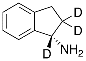 (S)-1-Aminoindane-d3 - Chemical structure and product image