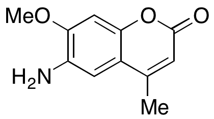 6-Amino-7-methoxy-4-methyl-2H-chromen-2-one - Chemical structure and product image