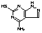 4-Amino-6-mercaptopyrazolo[3,4-d]pyrimidine - Chemical structure and product image