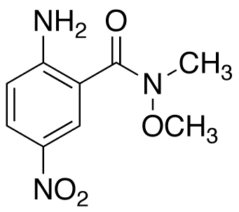 2-Amino-N-methoxy-N-methyl-5-nitrobenzamide - Chemical structure and product image