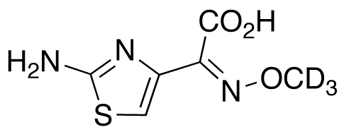 2-Amino-Î±-(methoxyimino)-4-thiazoleacetic Acid-d3 - Chemical structure and product image