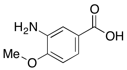 3-Amino-4-methoxybenzoic Acid - Chemical structure and product image