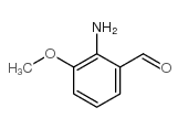 2-Amino-3-methoxybenzaldehyde - Chemical structure and product image
