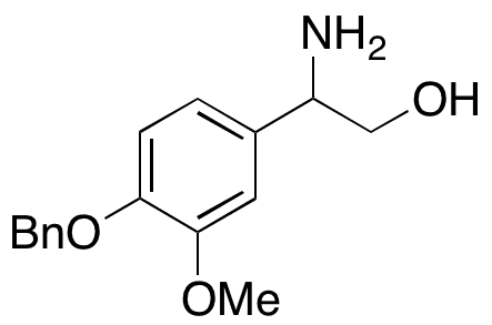 Î²-Amino-3-methoxy-4-(phenylmethoxy)benzeneethanol - Chemical structure and product image