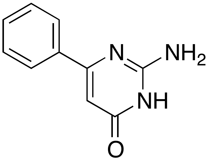 2-Amino-4-hydroxy-6-phenylpyrimidine - Chemical structure and product image
