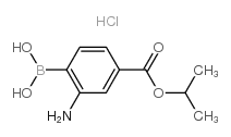 2-Amino-4-(isopropoxycarbonyl)phenylboronic Acid Hydrochloride - Chemical structure and product image