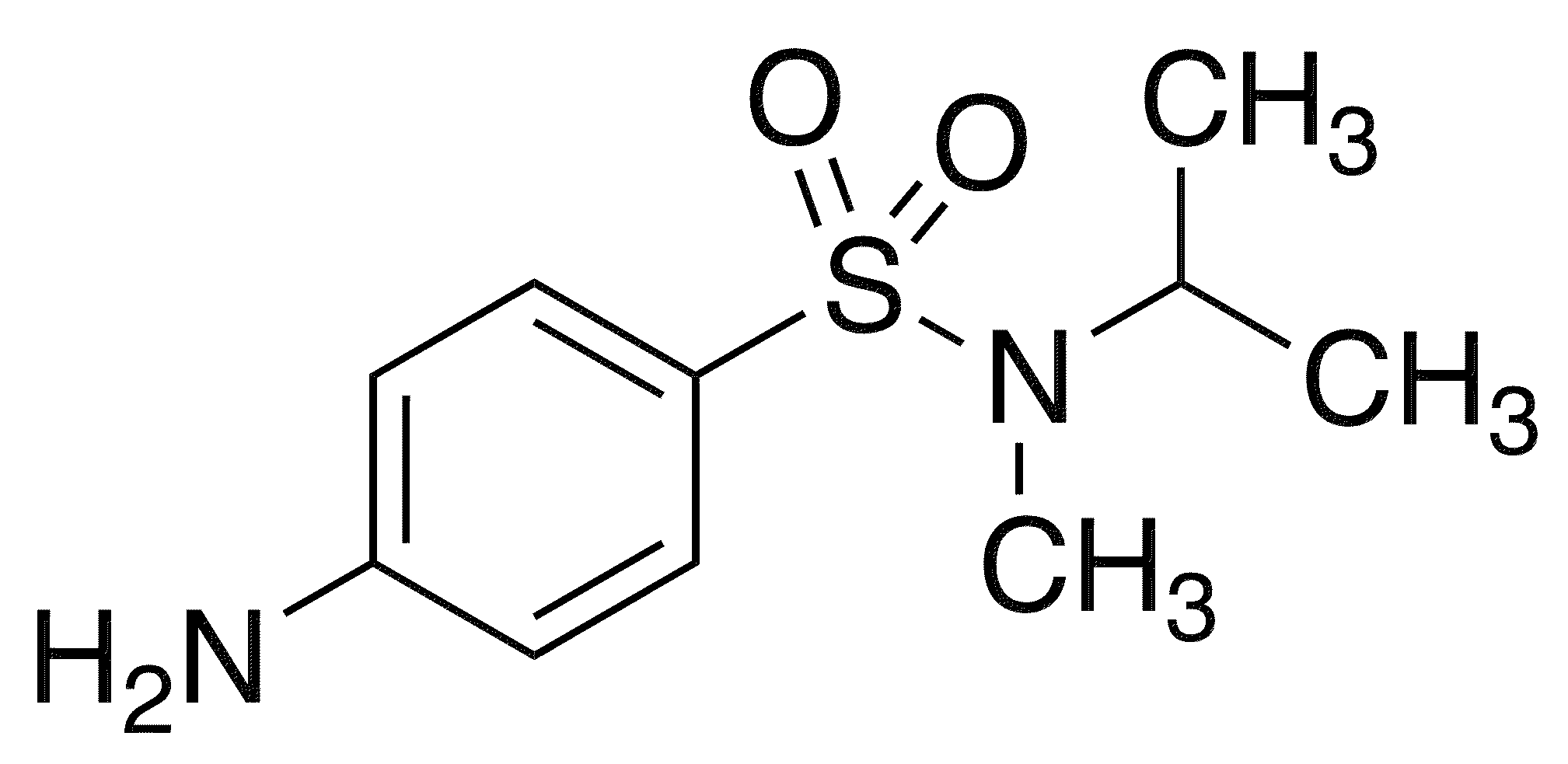 4-Amino-n-isopropyl-n-methylbenzenesulfonamide - Chemical structure and product image