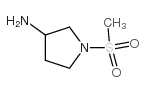 3-Amino-1-methanesulfonylpyrrolidine - Chemical structure and product image