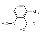 3-Amino-5-methoxyisonicotinic acid - Chemical structure and product image
